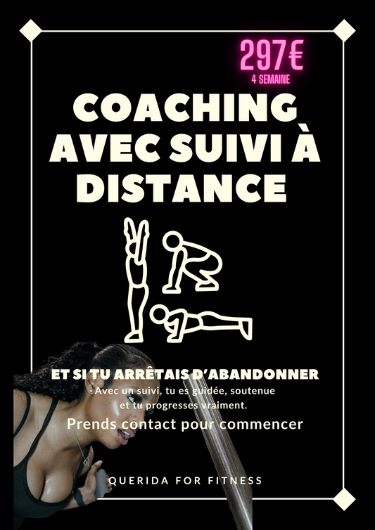 Coaching avec suivi à distance – Transformation physique & mentale